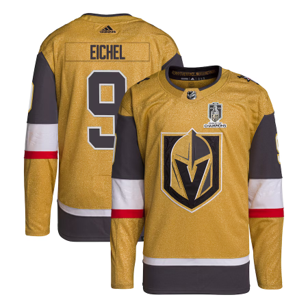 Vegas Golden Knights  - Jack Eichel 2023 Stanley Cup Champs Authentic Home NHL Jersey