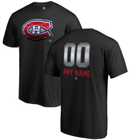 Montreal Canadiens - Midnight Mascot NHL T-Shirt mit Namen und Nummer