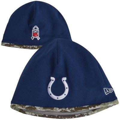 Indianapolis Colts - On-Field Knit Beanie NFL Cap - Größe: Flex Fit