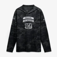 Cincinnati Bengals - 2026 Salute To Service Lightweight NFL Bluza z kapturem