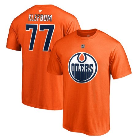 Edmonton Oilers- Oscar Klefblom Stack NHL T-Shirt