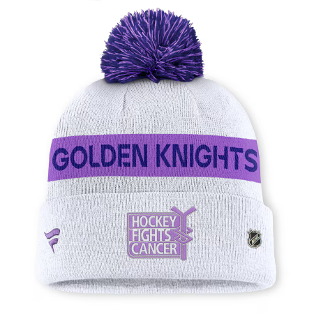 Vegas Golden Knights - 2024 Hockey Fight Cancer NHL Czapka zimowa