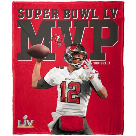Tampa Bay Buccaneers - Tom Brady MVP Super Bowl LV Champs NFL Blanket