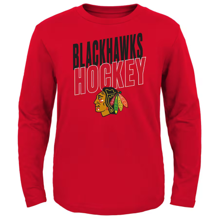Chicago Blackhawks Dziecia - Showtime NHL Koszulka z długim rękawem