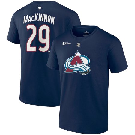 Colorado Avalanche - Nathan MacKinnon 2022 Stanley Cup Champions NHL T-Shirt