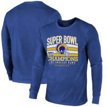 Los Angeles Rams - Super Bowl LVI Champions Tri-Blend NFL Long Sleeve T-Shirt