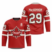 Kanada - Nathan MacKinnon 2025 Replica Fan Trikot
