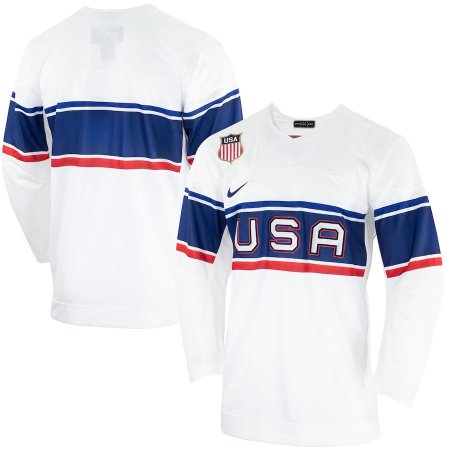 USA - 2022 Winter Olympics White Dres/Vlastní jméno a číslo